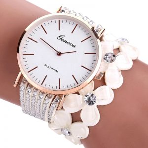 Geneva Flowers Ladies Watch
