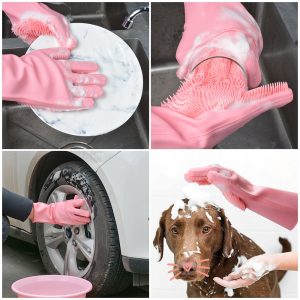 Silicone Dish-Washing Gloves
